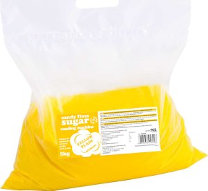 GSG24 Cukier do automatu do waty cukrowej granulacja 0.8-1.2mm smak naturalny ŻÓŁTY 5kg Cukier do automatu do waty cukrowej granulacja 0.8-1.2mm smak naturalny ŻÓŁTY 5kg 1