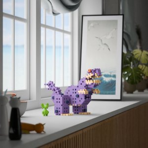 Marioinex Marioinex Wafle Mini Smok Diplodok i T-Rex klocki konstrukcyjne 148 el 4