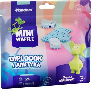 Marioinex Marioinex Smok Diplodok i Arktyka klocki wafle mini konstrukcyjne, 25 el 1