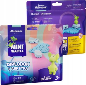Marioinex Marioinex Smok Diplodok i Arktyka klocki wafle mini konstrukcyjne, 25 el 3