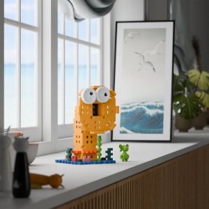 Marioinex Marioinex Waffle Smok DIPLODOK i Morska Syrenka -klocki konstrukcyjne 60 el 6