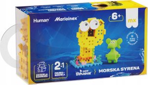 Marioinex Marioinex Waffle Smok DIPLODOK i Morska Syrenka -klocki konstrukcyjne 60 el 8