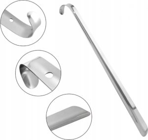 . ŁYŻKA DO BUTÓW OBUWIA SOLIDNA METALOWA DUŻA 52 CM 2