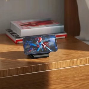 Ładowarka . ECOBOX ŁADOWARKA MAGSAFE BEZPRZEWODOWA CZARNY 3w1 15W 5