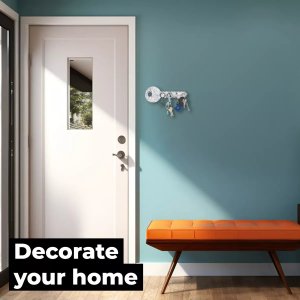 Snowsport Wieszak Klucz Biały z 4 Haczykami na klucze 4