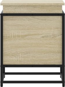 vidaXL Skrzynia z pokrywą, dąb sonoma, 40x40x51,5 cm 5