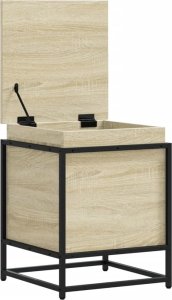 vidaXL Skrzynia z pokrywą, dąb sonoma, 40x40x51,5 cm 7