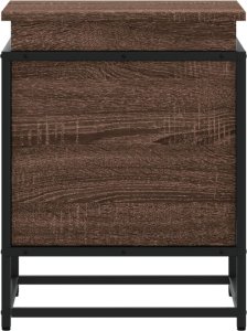 vidaXL Skrzynia z pokrywą, brązowy dąb, 40x40x51,5 cm 5