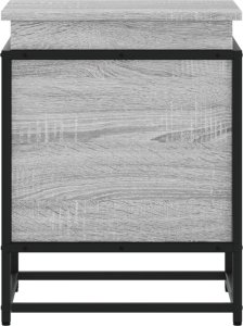 vidaXL Skrzynia z pokrywą, szary dąb sonoma, 40x40x51,5 cm 5