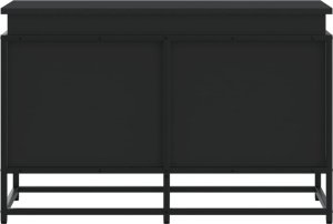 vidaXL Skrzynia z pokrywą, czarna, 80x40x51,5 cm 4