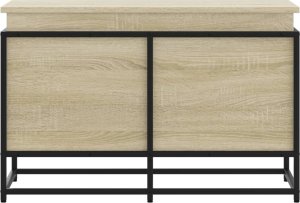 vidaXL Skrzynia z pokrywą, dąb sonoma, 80x40x51,5 cm 4