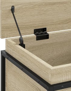 vidaXL Skrzynia z pokrywą, dąb sonoma, 80x40x51,5 cm 8