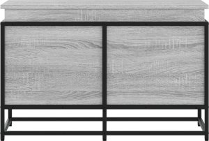 vidaXL Skrzynia z pokrywą, szary dąb sonoma, 80x40x51,5 cm 4