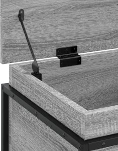 vidaXL Skrzynia z pokrywą, szary dąb sonoma, 80x40x51,5 cm 8