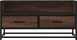 vidaXL Szafka pod telewizor, brązowy dąb, 80x34,5x40 cm 4