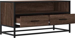 vidaXL Szafka pod telewizor, brązowy dąb, 80x34,5x40 cm 7