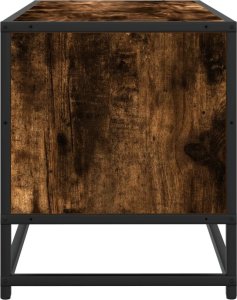 vidaXL Szafka pod telewizor, przydymiony dąb, 80x34,5x40 cm 5