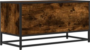 vidaXL Szafka pod telewizor, przydymiony dąb, 80x34,5x40 cm 6