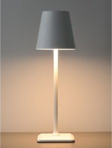 Lampa stołowa Techly Techly Bezprzewodowa lampka LED stołowa dotykowa biała 2