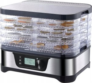 Suszarka LTC Suszarka do grzybów, warzyw, owoców, mięsa LTC metalowa 5 tacek z wyświetlaczem 380W 6