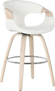 Home ESPRIT Taboret Home ESPRIT Biały Drewno 55,5 x 52,5 x 92,5 cm 1