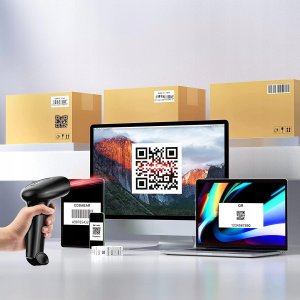 Czytnik kodów kreskowych Zenwire Czytnik Skaner Kodów Kreskowych QR 1D 2D ze Stacją Dokującą USB BEZPRZEWODOWY Zenwire W2503 3