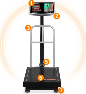 Humberg Waga przemysłowa 150 kg Humberg MH-191 9