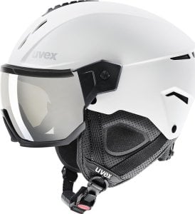 Uvex Kask z przyłbicą szybą Uvex Instinct Visor White Black Mat 2023 53-56 cm 1