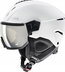 Uvex Kask z przyłbicą szybą Uvex Instinct Visor White Black Mat 2023 56-58 cm 2