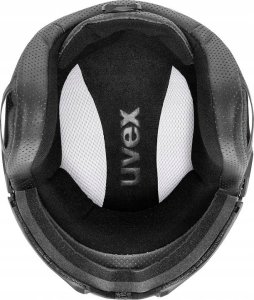 Uvex Kask z przyłbicą szybą Uvex Instinct Visor White Black Mat 2023 56-58 cm 4