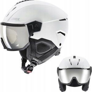 Uvex Kask z przyłbicą szybą Uvex Instinct Visor White Black Mat 2023 56-58 cm 8