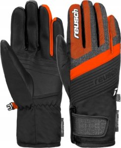 Reusch Rękawice Reusch Duke R-TEX XT Junior Black Black Melange Shocking Orang 2023 6.0 1