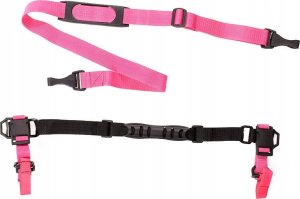 Snowsport Paski szelki uprząż do noszenia nart i kijków Snowsport zielony 5