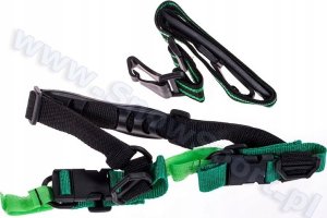 Snowsport Paski szelki uprząż do noszenia nart i kijków Snowsport NIEBIESKI 4