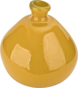 San Miguel Wazon szklany 32 cm żółty San Miguel recykling 2