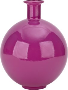 San Miguel Wazon szklany 25 cm różowy San Miguel recykling 1