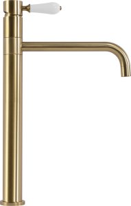 Bateria umywalkowa Rea Bateria Umywalkowa REA Serra Złota Szczotkowana Wysoka 2