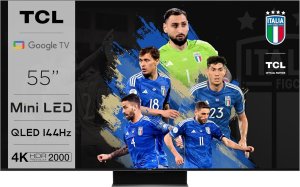 Telewizor TCL Telewizor TCL 55C841 55" 4K UltraHD QLED Mini LED 144 Hz Smart TV DVB-T2 1