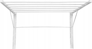 Sepio Suszarka ścienna łazienkowa 80 cm biała metalowa naścienna do ubrań 2