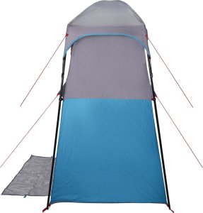 vidaXL vidaXL Namiot prysznicowy, podwójny, niebieski, wodoszczelny 8