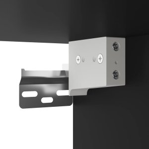 vidaXL Szafka pod TV, czarna, 100x31x39,5 cm 8