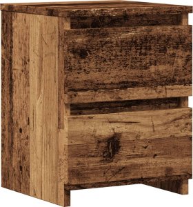 vidaXL Szafki nocne, 2 szt., stare drewno, 30x30x40 cm 4