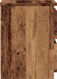 vidaXL Szafki nocne, 2 szt., stare drewno, 30x30x40 cm 6