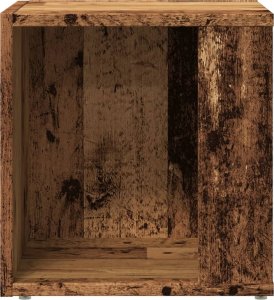 vidaXL vidaXL Stolik boczny, kolor starego drewna, 33x33x34 cm 5