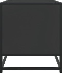 vidaXL vidaXL Szafka pod TV, czarna, 120,5x40x46 cm, materiał drewnopochodny 5