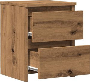 vidaXL Szafka nocna, dąb artisan, 30x30x40 cm 5