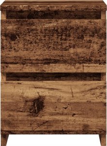 vidaXL vidaXL Szafka nocna, stare drewno 30x30x40 cm, materiał drewnopochodny 4