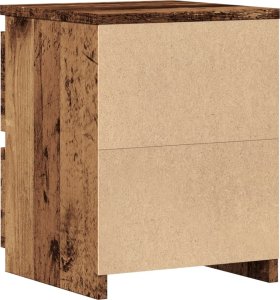 vidaXL vidaXL Szafka nocna, stare drewno 30x30x40 cm, materiał drewnopochodny 6