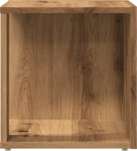 vidaXL vidaXL Stolik boczny, dąb artisan, 33x33x34 cm materiał drewnopochodny 4