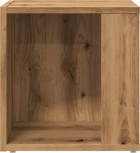 vidaXL vidaXL Stolik boczny, dąb artisan, 33x33x34 cm materiał drewnopochodny 5